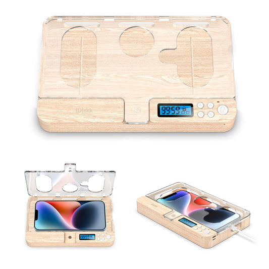 iDiskk Portable Timer Lock Box for Phone,Self-Control Timer Locker Box to Help Kids,Students, Adults Focus Back,Prevent Mobile Phone Addiction